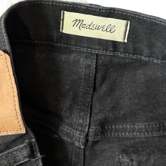 Madewell The Perfect Vintage Flare Jean Sherborn Wash High-Rise Black Denim - Picture 8 of 16
